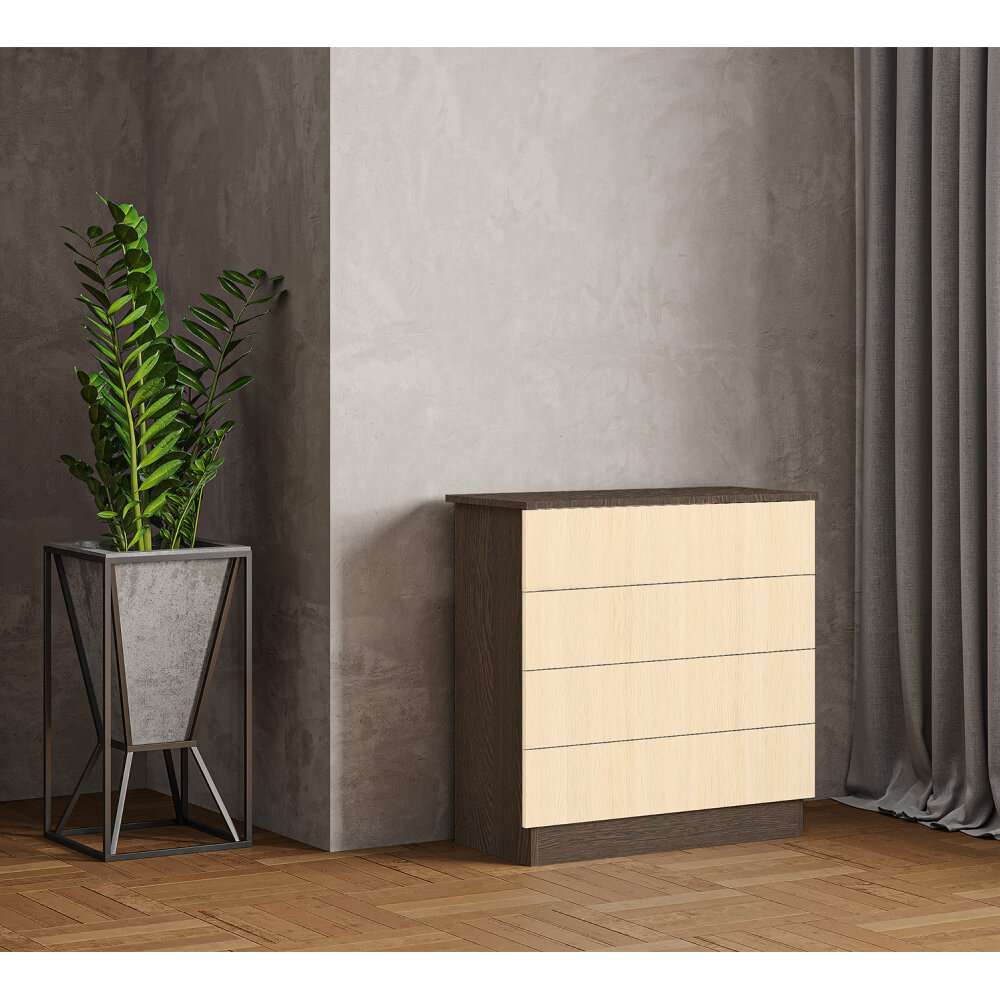 фото Комод ARNIKA ДК4, Венге, дуб молочный