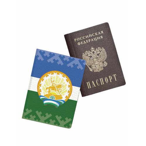 Обложка для паспорта ZEKEKS, зеленый, синий