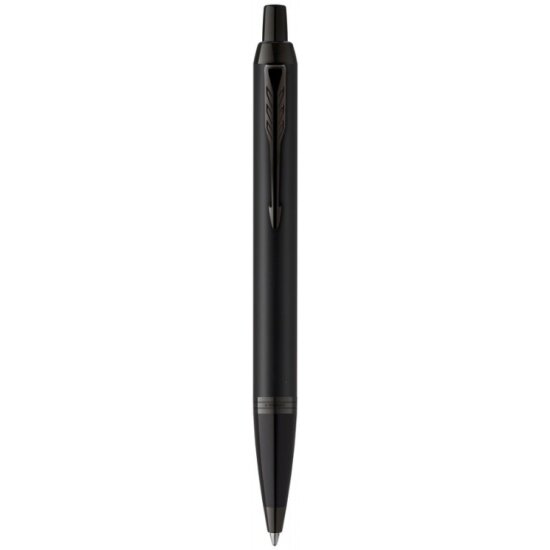 Ручка шариковая Parker IM Achromatic (2127618) Matt Black M синие чернила подар. кор.