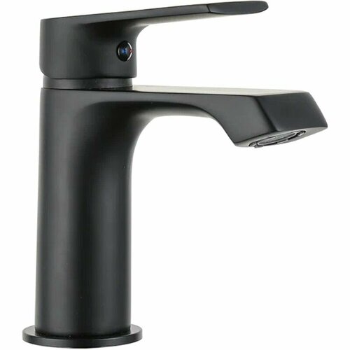 Смеситель для раковины однорычажный Frap F1071-6 черный, латунь