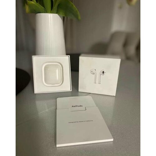 Беспроводные наушники Pods 2 TWS Bluetooth наушники Белые Наушники блютуз с микрофоном Для iPhone Android 120000₽