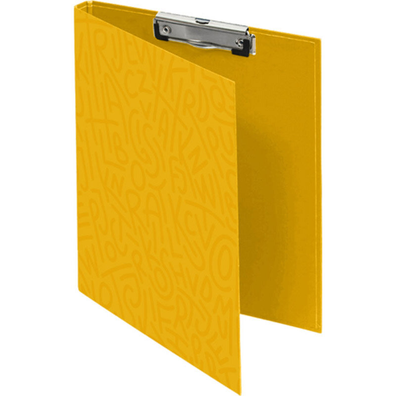LAMARK450 Папка-планшет с крышкой Delight Time А4, с верхним зажимом, ламинированный картон, корешок 10 мм, манго