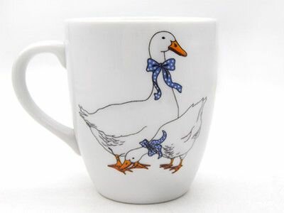 фото Кружка фарфоровая 300 мл. Добруш "Гуси" ф. Челси