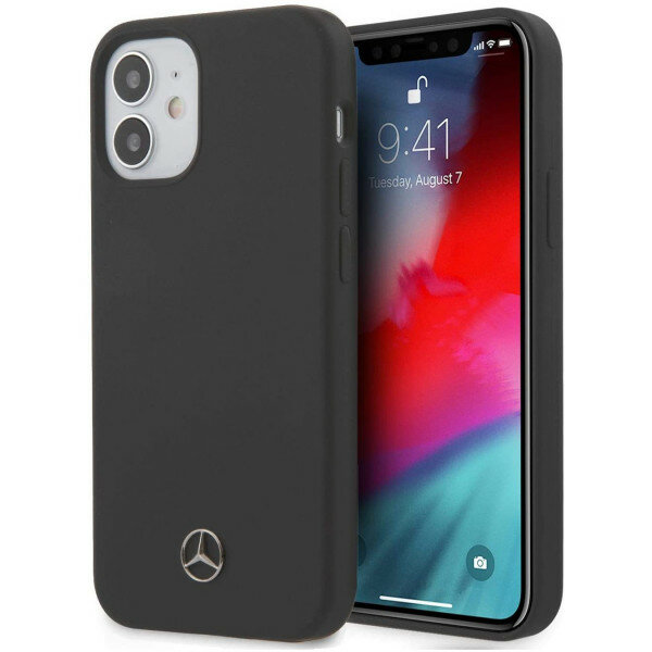 Чехол CG Mobile Mercedes Liquid silicone Hard для iPhone 12 mini, цвет Серый (MEHCP12SSILSG)