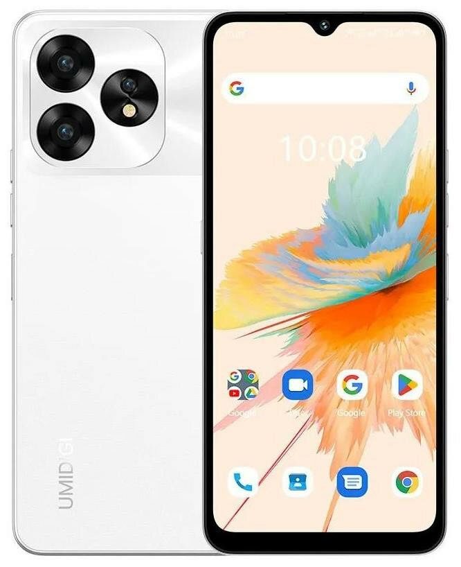 Смартфон (UMIDIGI A15 8/256Gb Pearl White (C. A15-A-J-192-L-Z02))