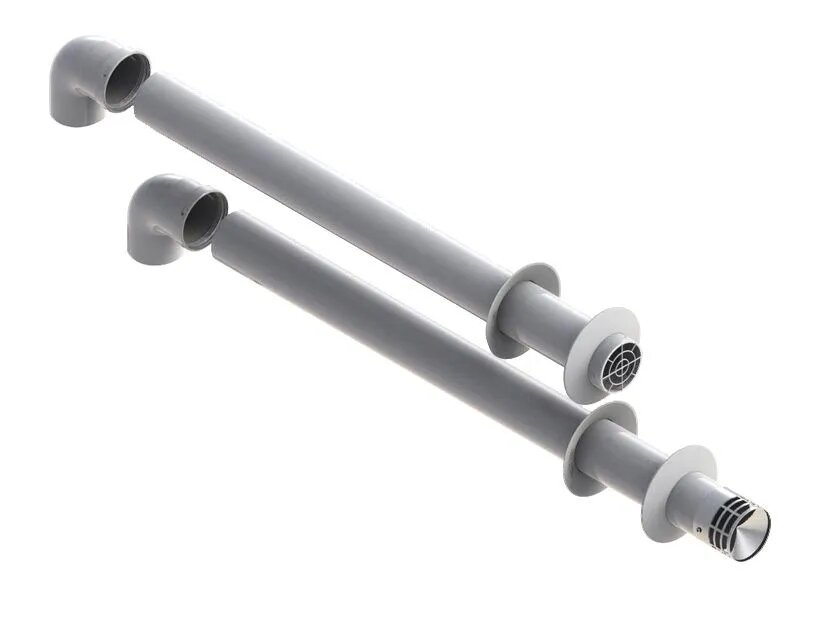 фото Комплект дымоходов раздельный 80 RTF01.007 Royal Thermo