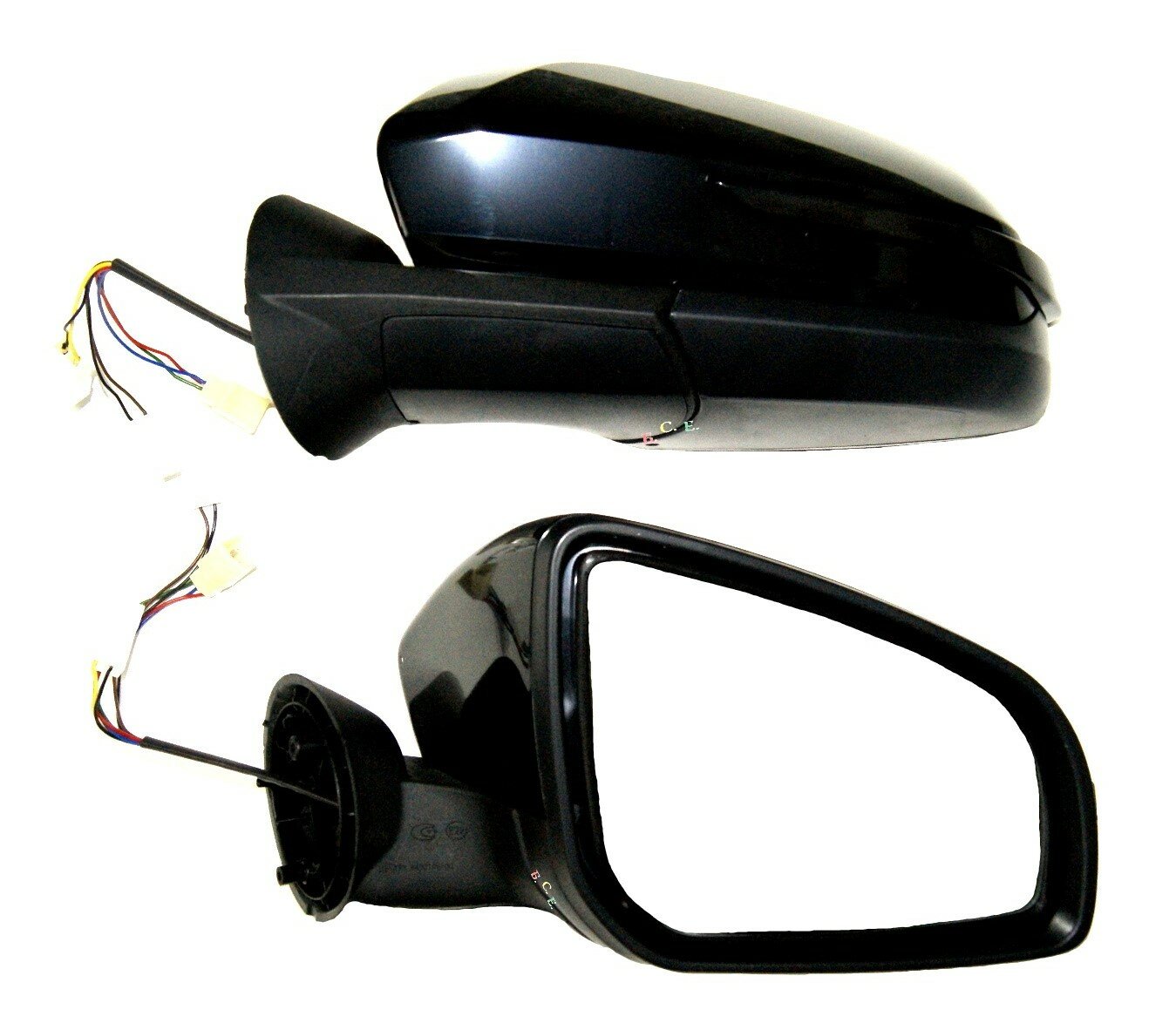 фото Зеркало боковое Лада Ларгус, Рено Логан, Дастер, Сандеро, Ниссан Террано комплект в корпусе Lada VESTA ВАЗ 2181, LARGUS FL с электроприводом, обогревом и тонированным бегущим повторителем поворотов. правое.