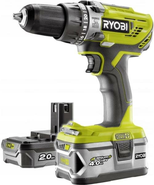 Ryobi ONE+ Дрель-шуруповерт ударная R18PD3-242S 5133003820