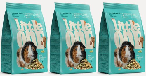 Изображение товара Little One Корм для морских свинок, 400 г, 3 уп