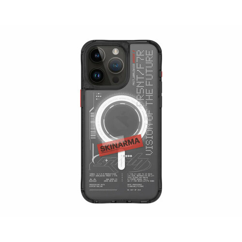 Чехол Skinarma Orion Case для iPhone 15 Pro Max with reinforced bumper corners and backplate 6.7 Pro, чёрный
