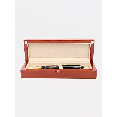 Ручка - роллер Санкт-Петербург в темном деревянном футляре подарок на Новый год 4299₽