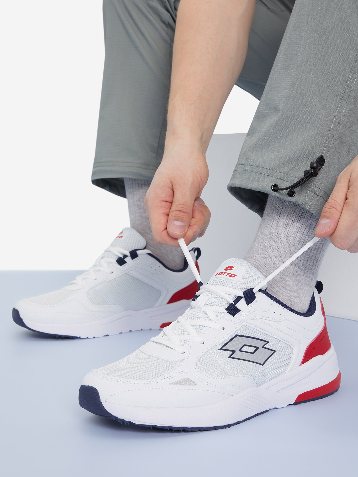 фото Кроссовки мужские Lotto Renty Sneakers Белый; RUS: 43, Ориг: 43