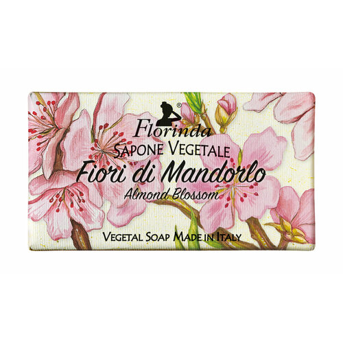 Мыло с ароматом цветка миндаля / Florinda Soap Almond Blossom