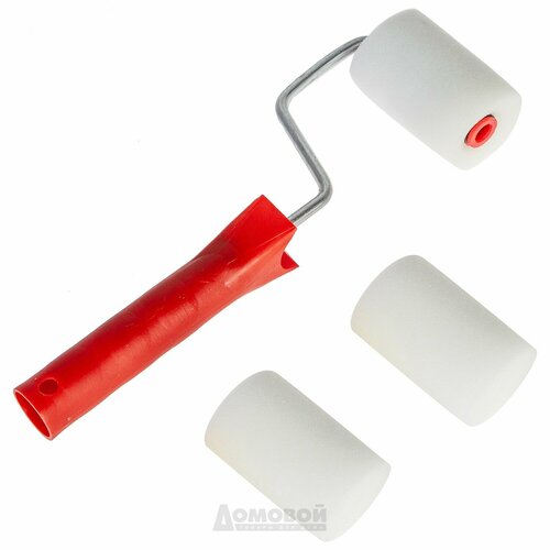 Набор валик и 2 блока, поролон, 65 мм, 6 мм