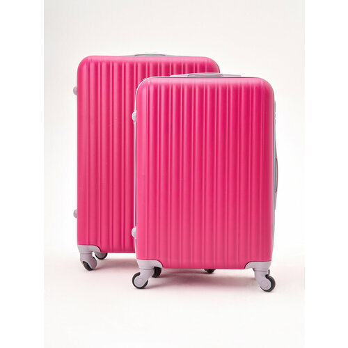 Комплект чемоданов Feybaul, размер S/M, фуксия