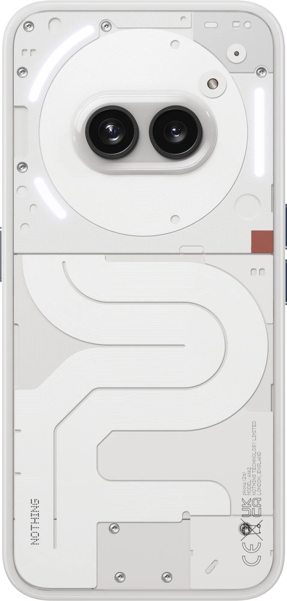 Смартфон Nothing Phone (2a) 12/256 ГБ Global, Dual nano SIM, белый — фото 1
