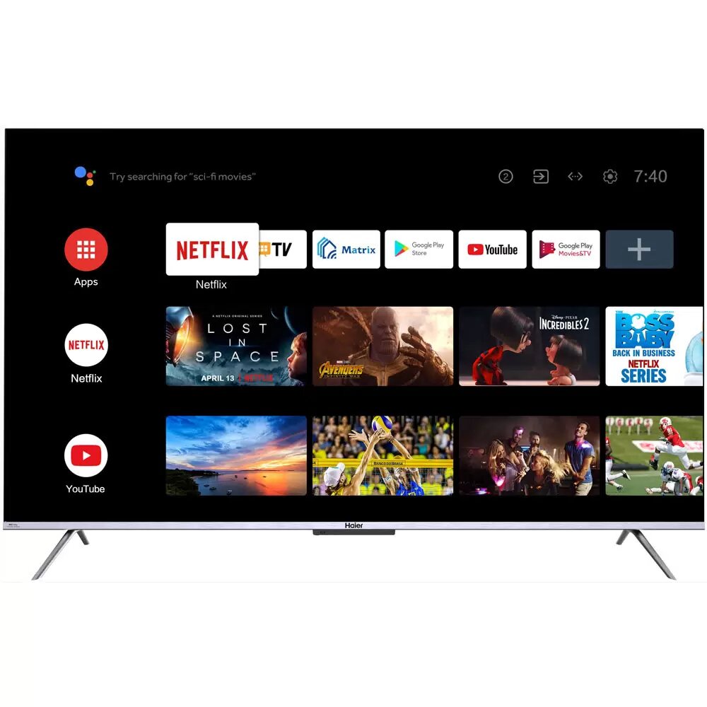 65" Телевизор Haier 65 Smart TV S3 VA RU, серый