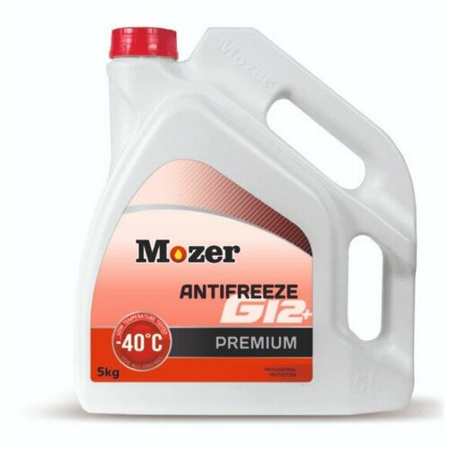 Антифриз MOZER Premium красный G12+ 5 кг MOZER 4606451 | цена за 1 шт