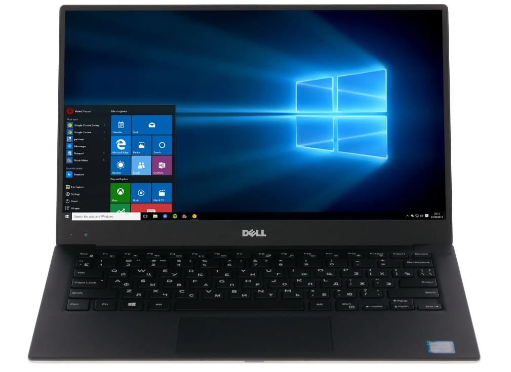 13.3" Ноутбук Dell XPS 9360 (1920x1080, Intel Core i5-7300U, RAM 8ГБ, SSD 256ГБ, Intel UHD Graphics 620, Win 10Pro)