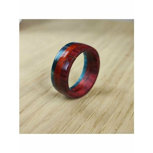 Кольцо RetroGlow, размер 17, ширина 5 мм, коричневый кольцо retroglow размер 15 ширина 5 мм красный