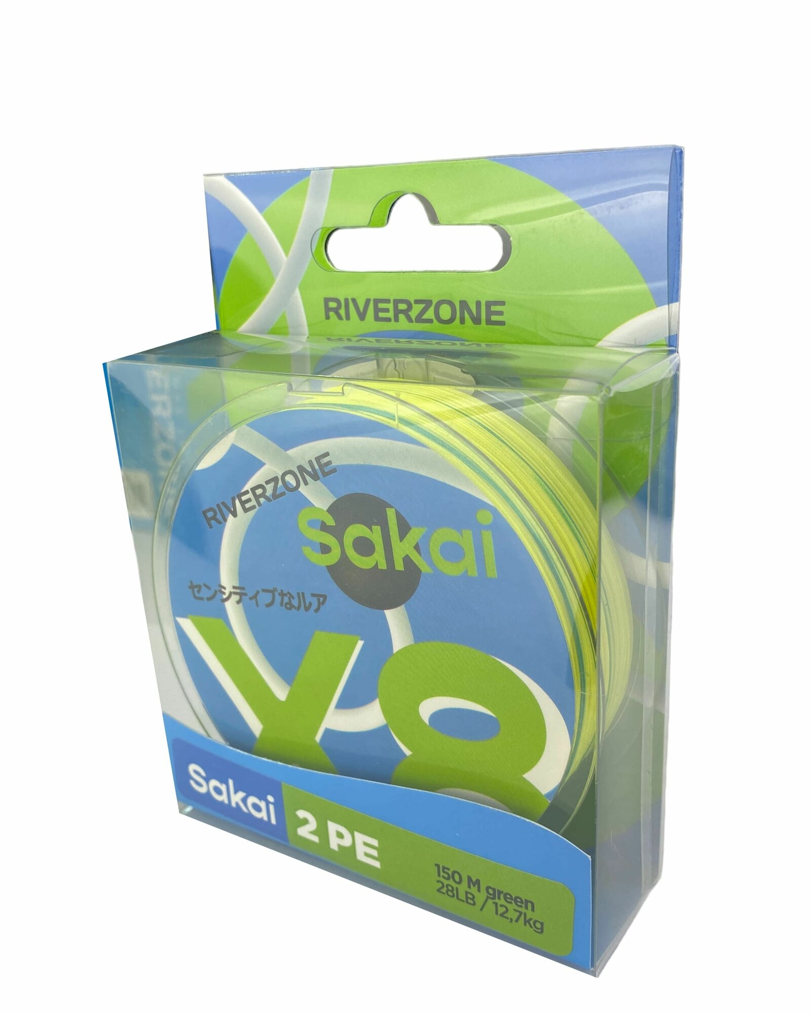 Шнур Riverzone Sakai X8 PE 2,0 150м Green — фото 1