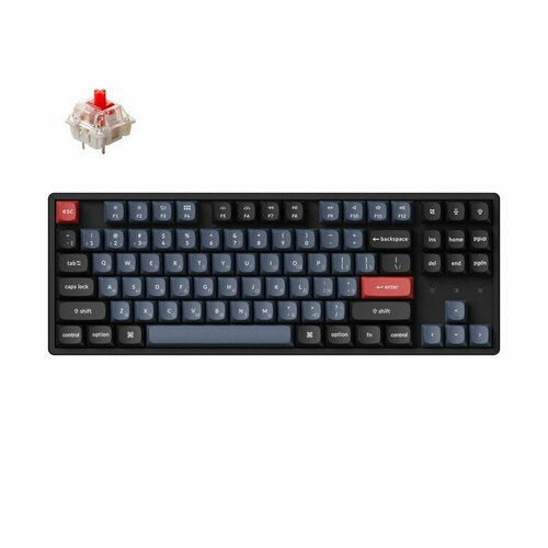 Keychron K8P-J1 80 TKL 87 кл Gateron G pro Mechanical Red Switch RGB Hot-Swap Алюм рамка беспроводная 14785₽