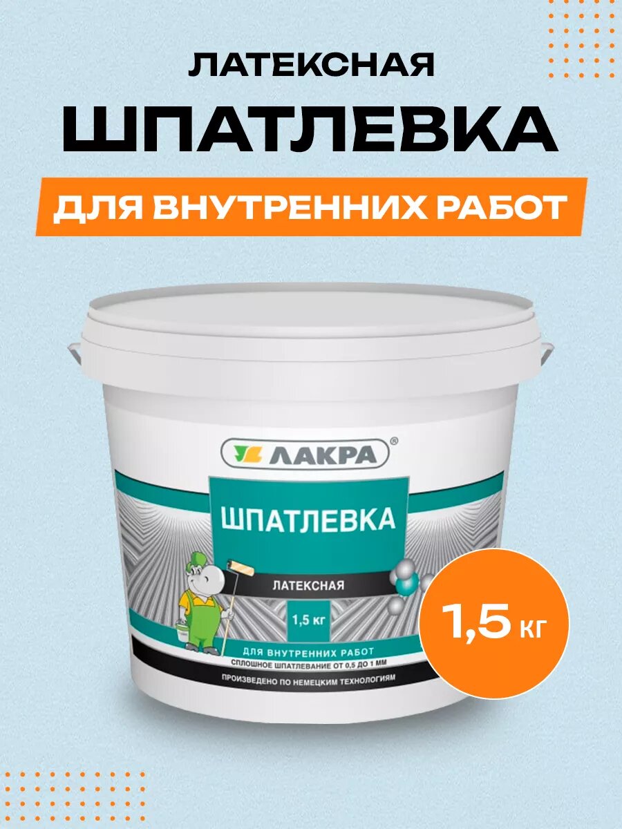 Шпатлевка латексная для внутренних работ 15кг