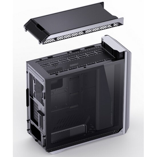 Корпус eATX JONSBO серебристый, без БП, боковая панель из закаленного стекла, USB Type-C, 2*USB 3.0, audio - фото №20