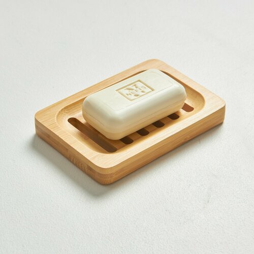 Мыльница Soapdish-3 бамбук 13х89х15 см деревянная Varmanpro 353₽