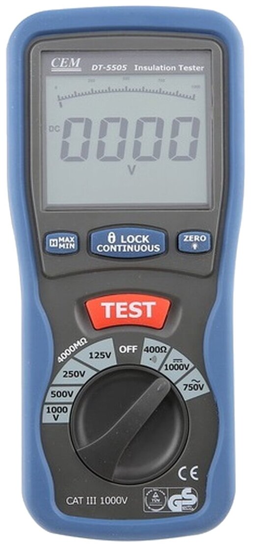 CEM DT-5505 Цифровой тестер изоляции
