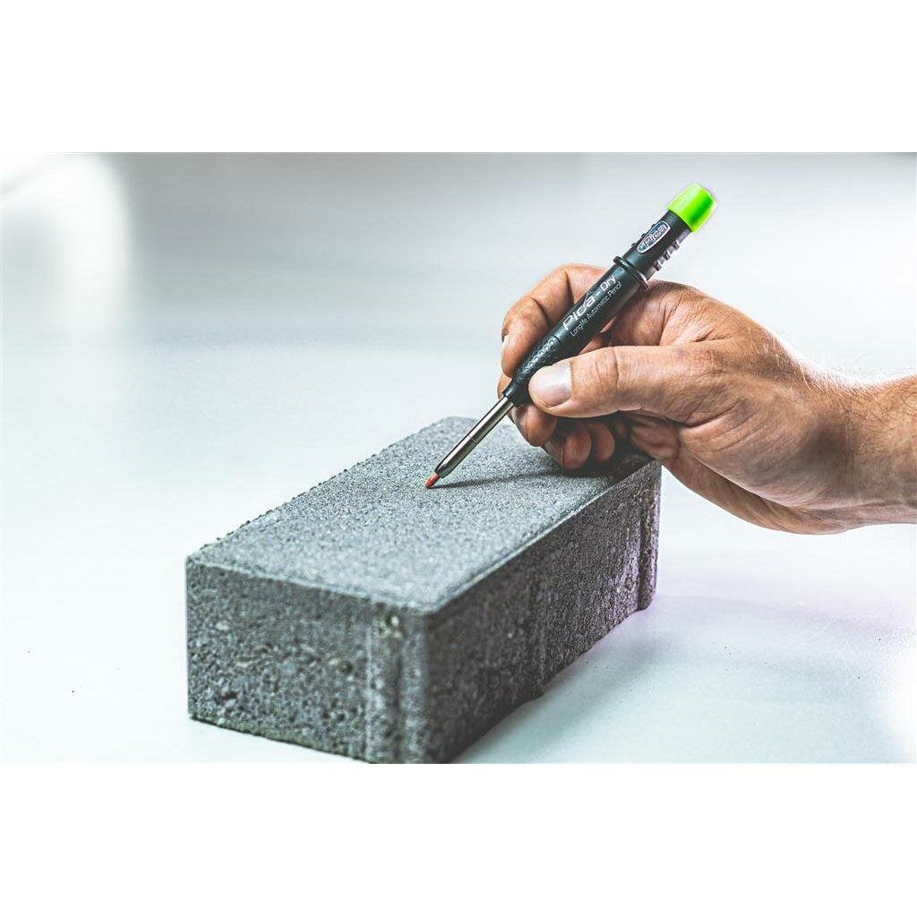Набор карандаша Pica-dry 3030 и грифелей 4070 (3 графитовых, 3 красных, 2 белых) PICA-MARKER 30407 — фото 1