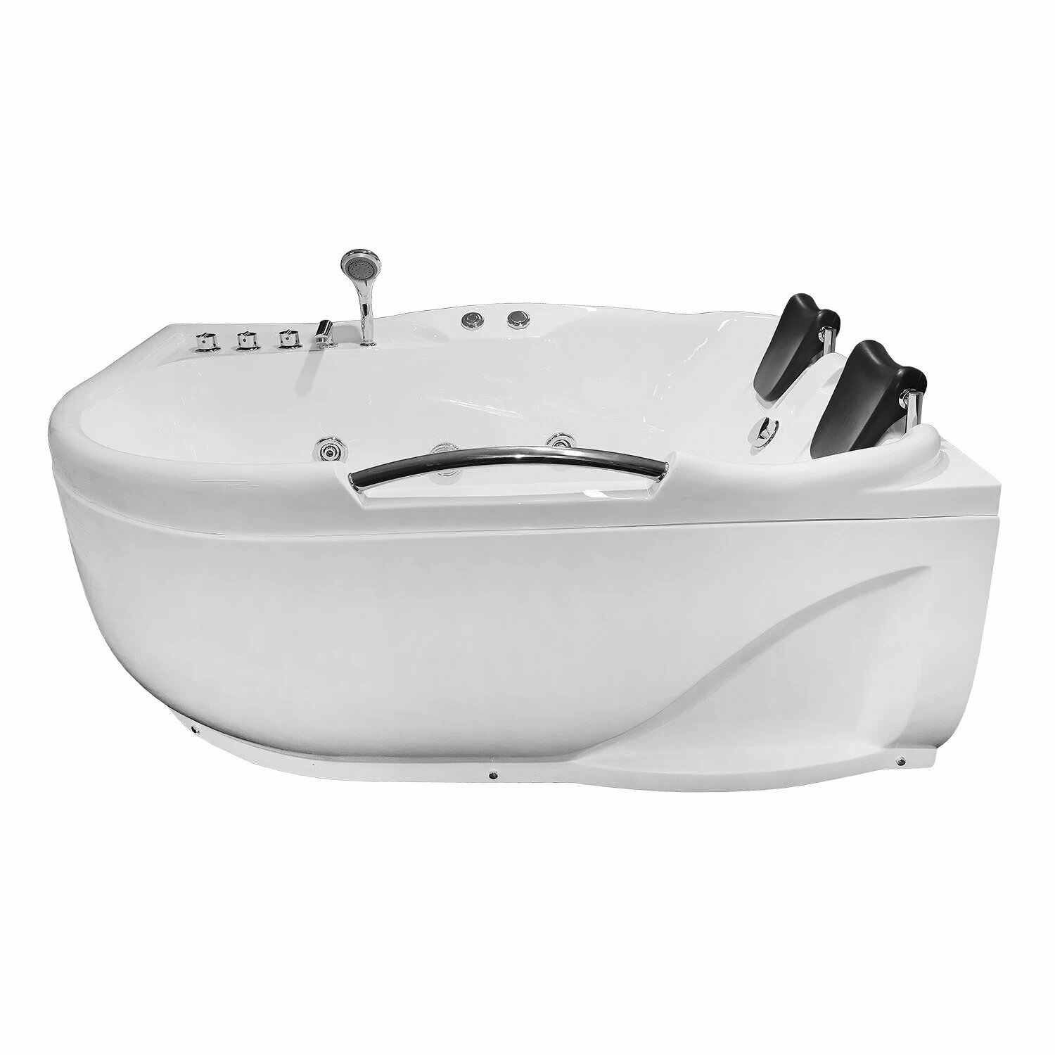Акриловая ванна Loranto гидромассажная CS 806 NR 1200*1700*650 мм (ориентир по сифону) CS-806RN