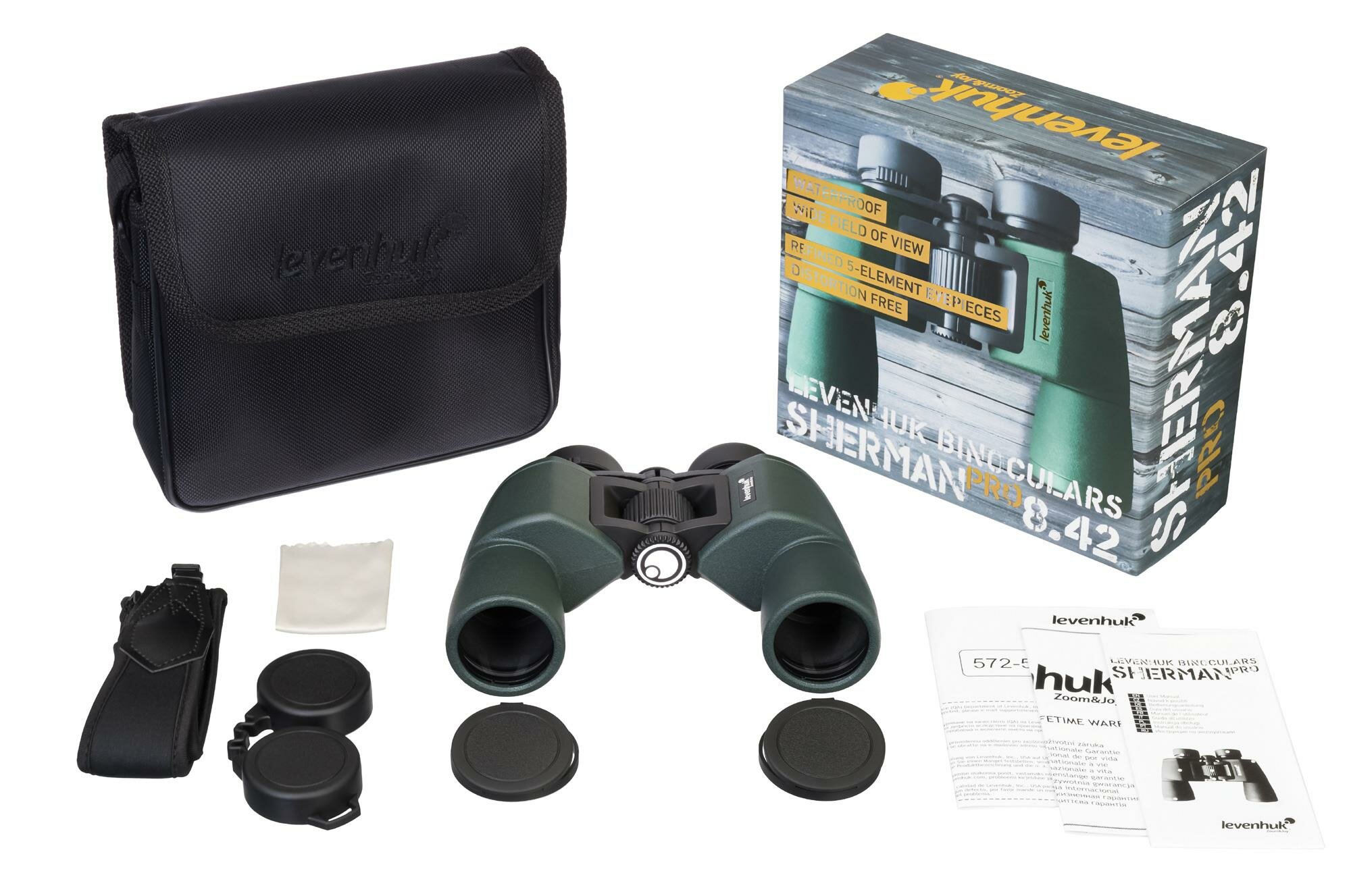 Бинокль Levenhuk Sherman Pro 8X42 — фото 1