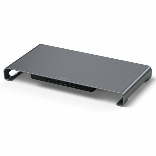 Подставка-хаб Satechi USB-C Monitor Stand Hub XL ST-UCSHXLM серый космос 10990₽