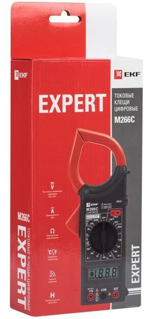 Токовые клещи цифровые M266C EKF Expert — фото 1