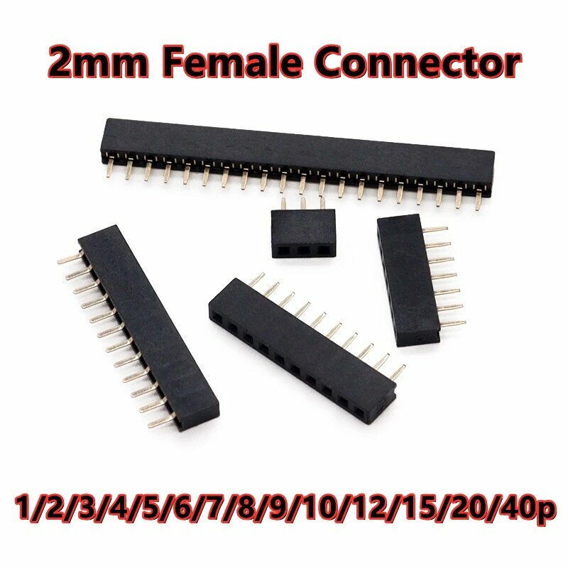 Клеммный блок 2.0 мм, 20 шт, 2.0mm 1x3p 20pcs