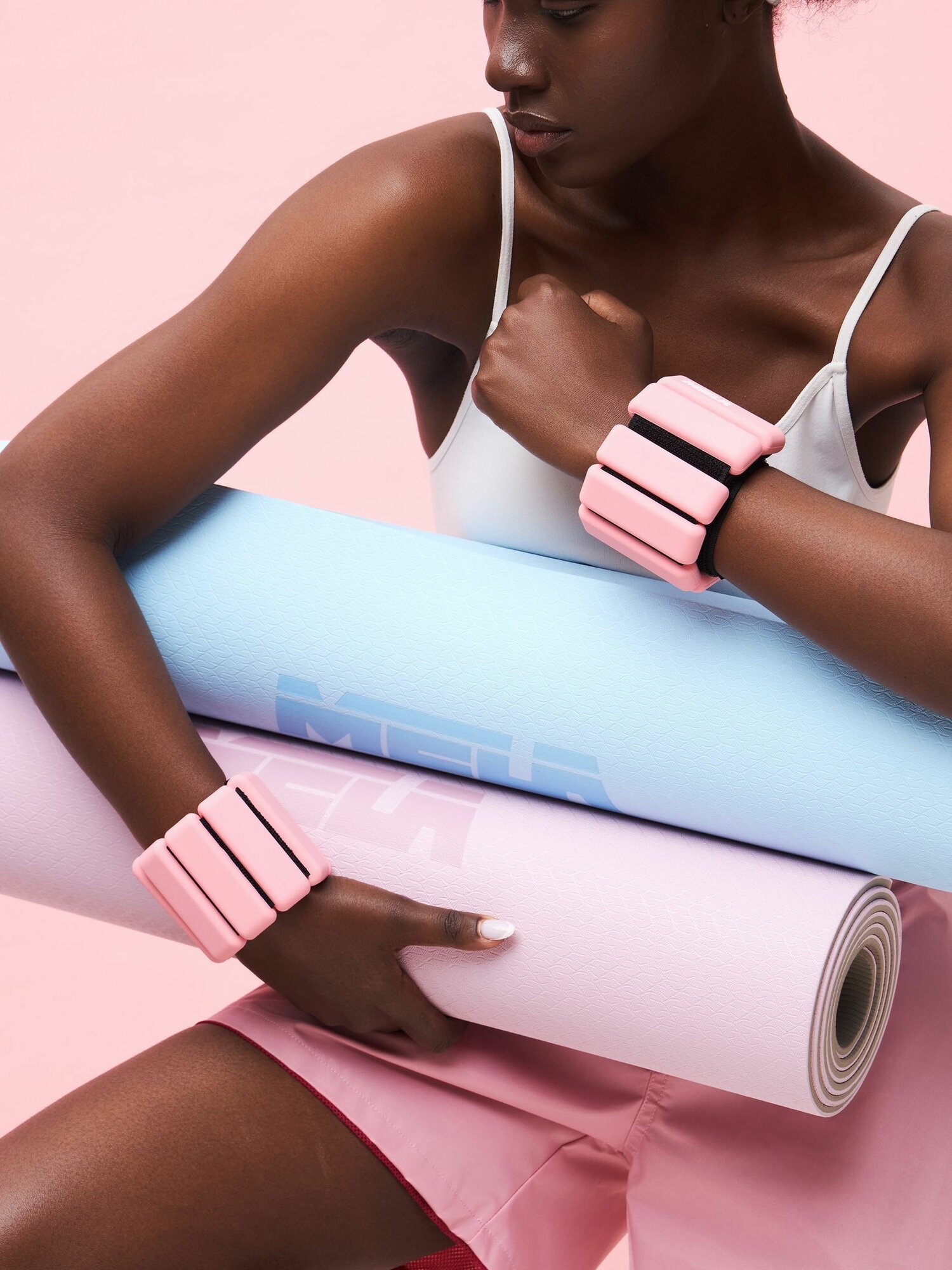 Нескользящий коврик для занятий спортом, йогой и фитнесом — фото 1