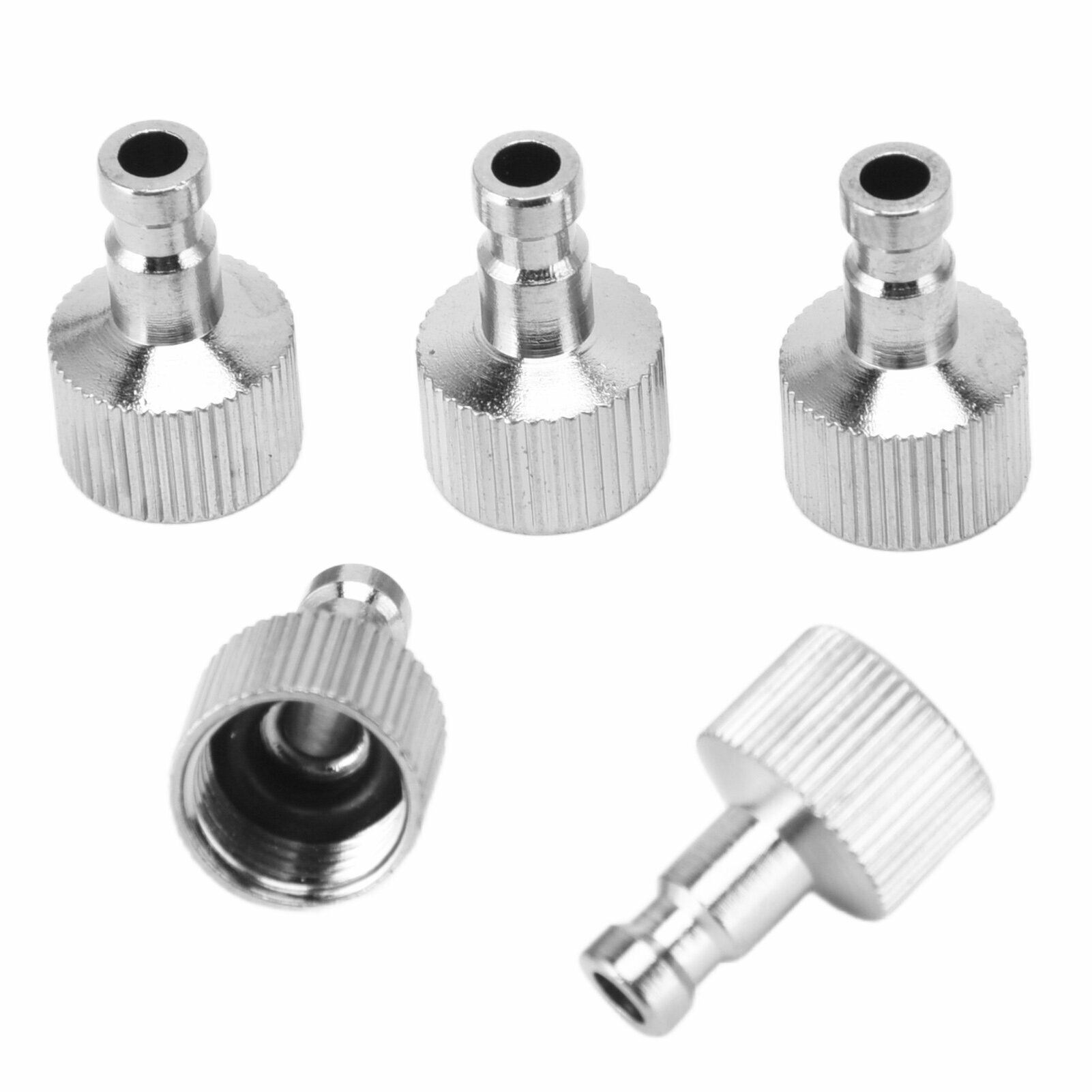 Изображение 6PCS Airbrush Adapter Set Stainless Steel Quick Release Fittings Connector Kit