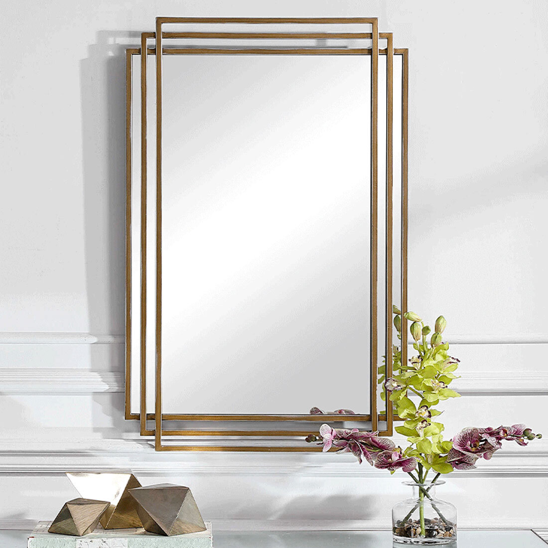 Дизайнерское настенное зеркало Uttermost Amherst, 60 x 93 см