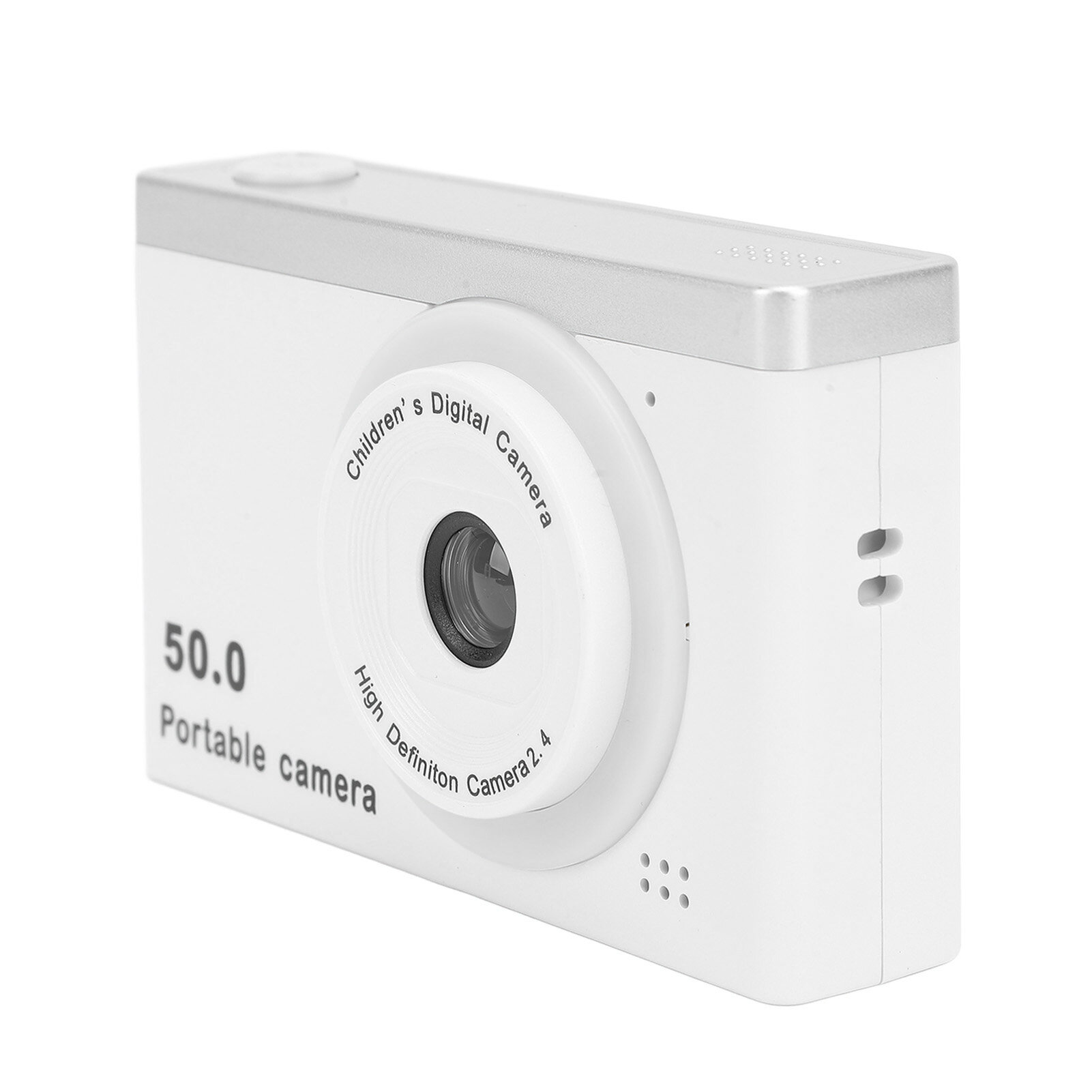 HD цифровая камера 50MP 1080P 8-кратный зум портативная передняя задняя двойная камера с фильтром для детской фотографии белая