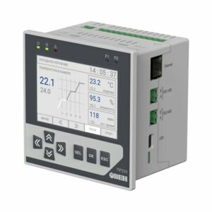 Программируемое реле овен ПР225-24.1210.02.2.0 в щитовом исполнении с графическим дисплеем и Ethernet