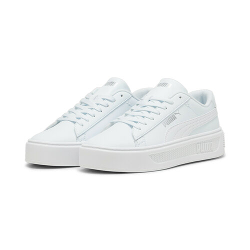 фото Кеды puma smash platform v3 sneakers women, размер 3, белый, голубой