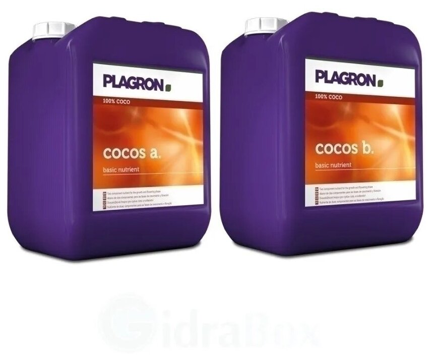 Удобрение Plagron Cocos A+B 5 л (5 л*2 шт.)