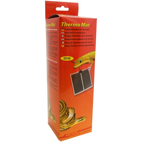 Термоковрик LUCKY REPTILE Thermo mat 35Вт, 65х28см (Германия) термоковрик для террариума lucky reptile thermo mat strip 30вт 120х15см германия