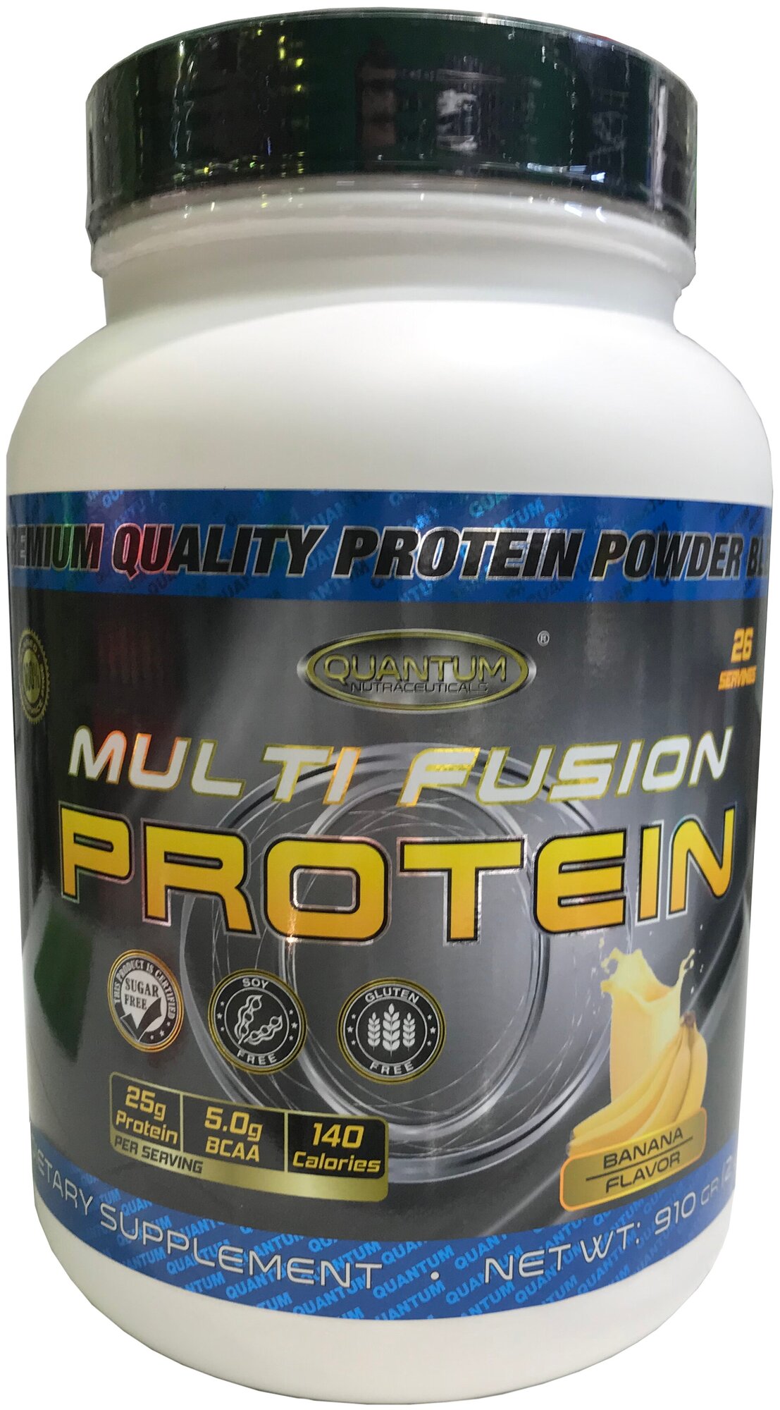 Многокомпонентный протеин Quantum Nutraceuticals Multi Fusion Protein - 910 грамм, банан (26 порций)