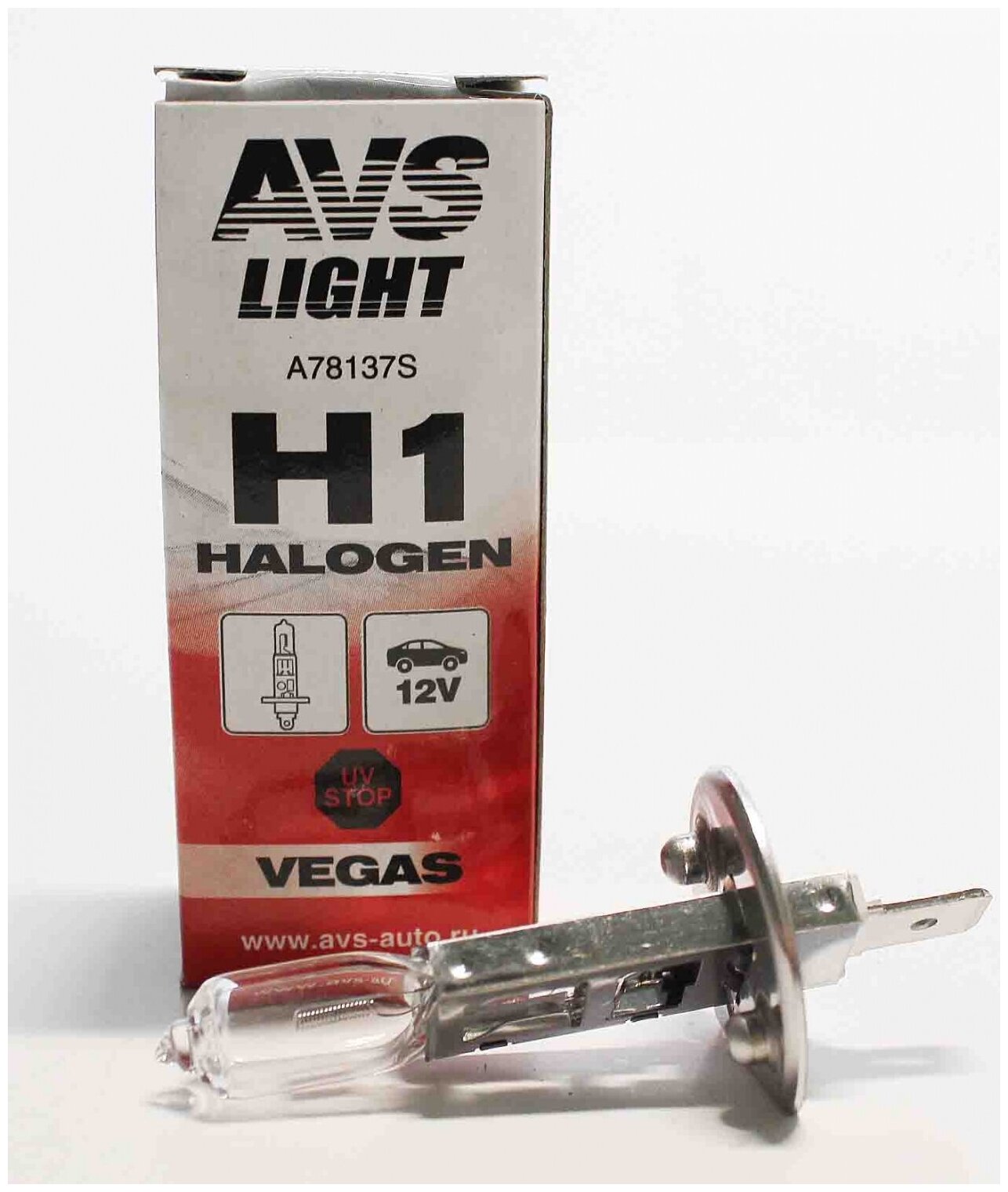 Лампа галогенная AVS Vegas H1.12V.55W (1 шт.)