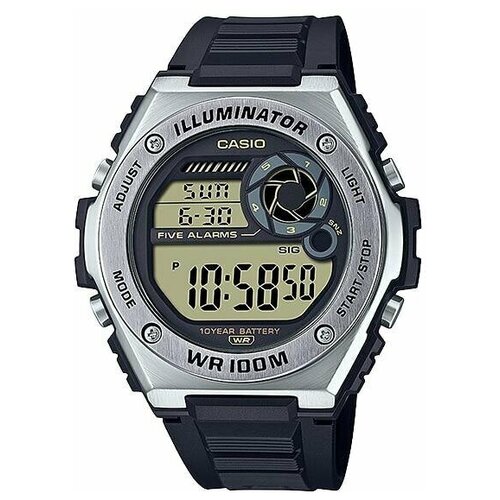 Наручные часы CASIO, разноцветный японские наручные часы casio collection mwa 100hd 7avef