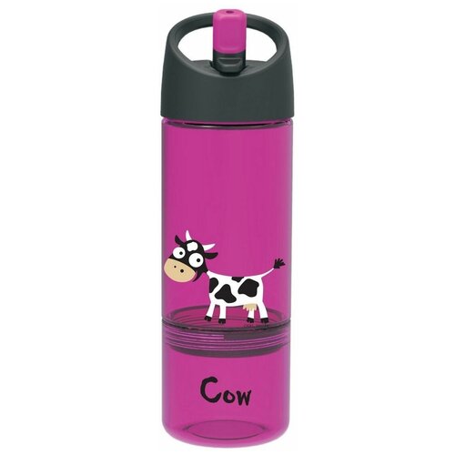 Детская бутылка 2в1 Carl Oscar Cow фиолетовая KPA-106002