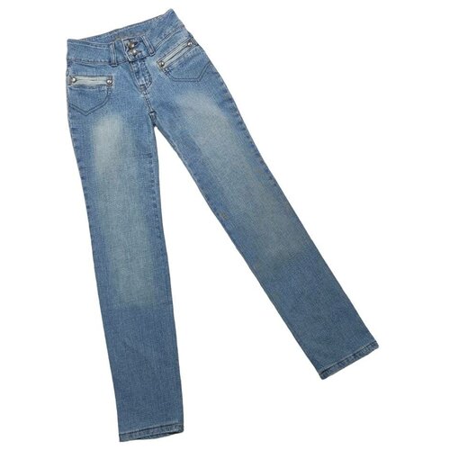 Джинсы MEWEI, размер 146/36, синий джинсы mewei размер 146 38 голубой