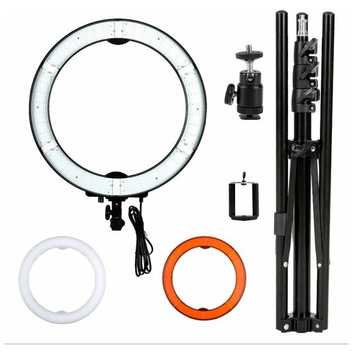 Кольцевая светодиодная лампа LED ring light диаметр 49см 650000₽